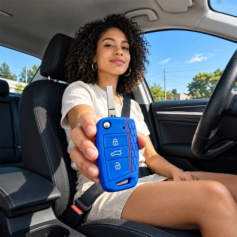 Coque de clé de voiture nettoyage facile avec un chiffon humide