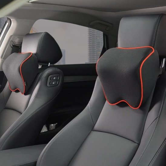 Coussin appui tête voiture Fixation universelle par sangle élastique
