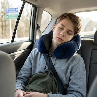 coussin cervical pour voiture Compacité Design permettant un rangement facile sans encombrement