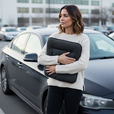 Coussin de voiture Rembourrage matelassé épais offre un confort optimal