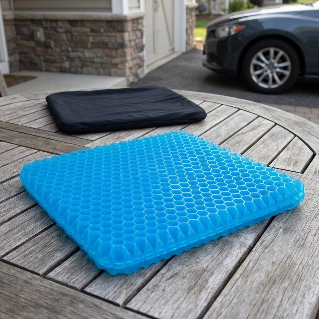 Coussin ergonomique pour voiture Structure alvéoles hexagonales