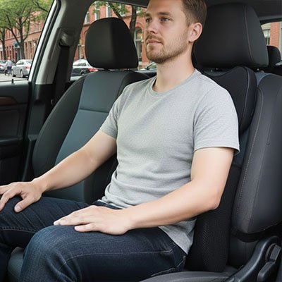 Coussin lombaire voiture  coussin dossier siège Auto soutien lombaire mousse à mémoire de forme