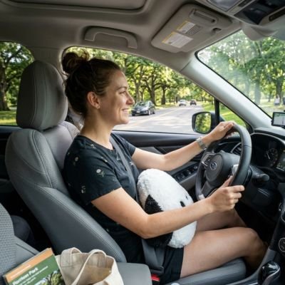 Coussin lombaire voiture Format compact adapté