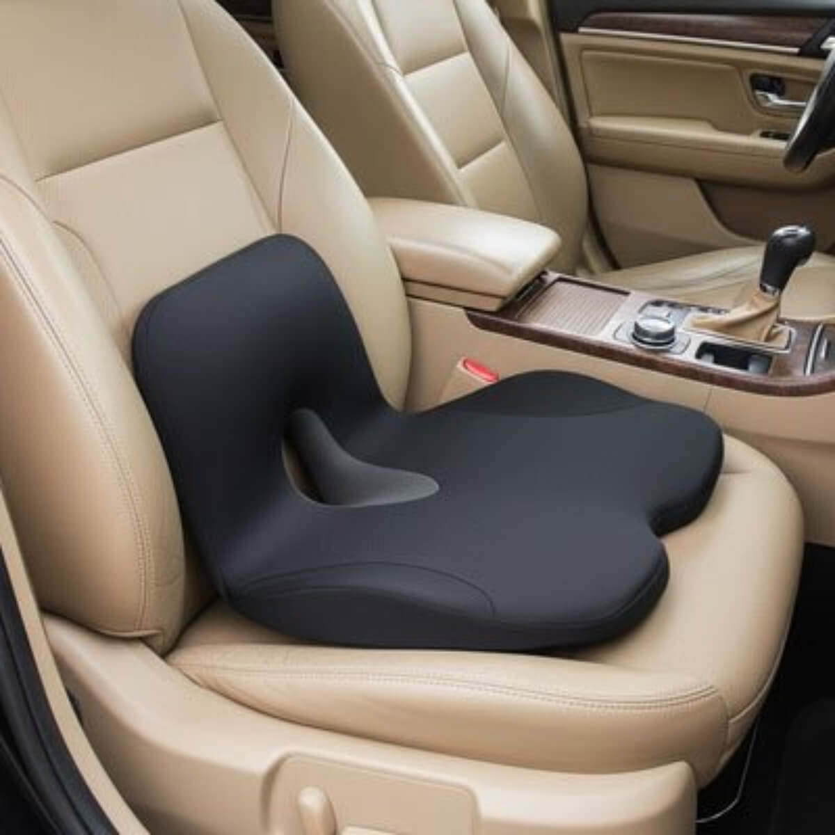 Coussin lombaire voiture Housse amovible et lavable Revêtement en tissu respirant facilement détachable pour un entretien simplifié