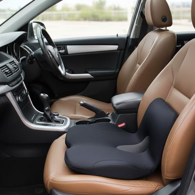 Coussin lombaire voiture Mousse à mémoire de forme haute densité S'adapte progressivement à la morphologie de chaque utilisateur