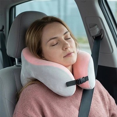 Coussin nuque voiture Forme ergonomique en U