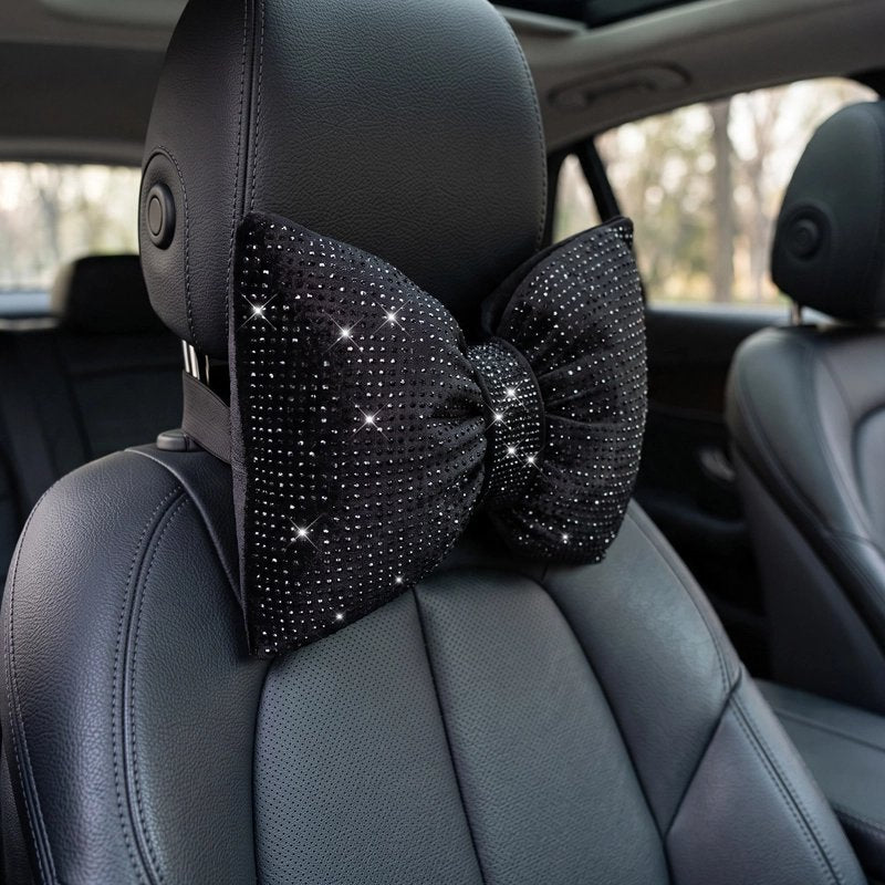  Coussin pour appui tete voiture Design en forme de nœud papillon