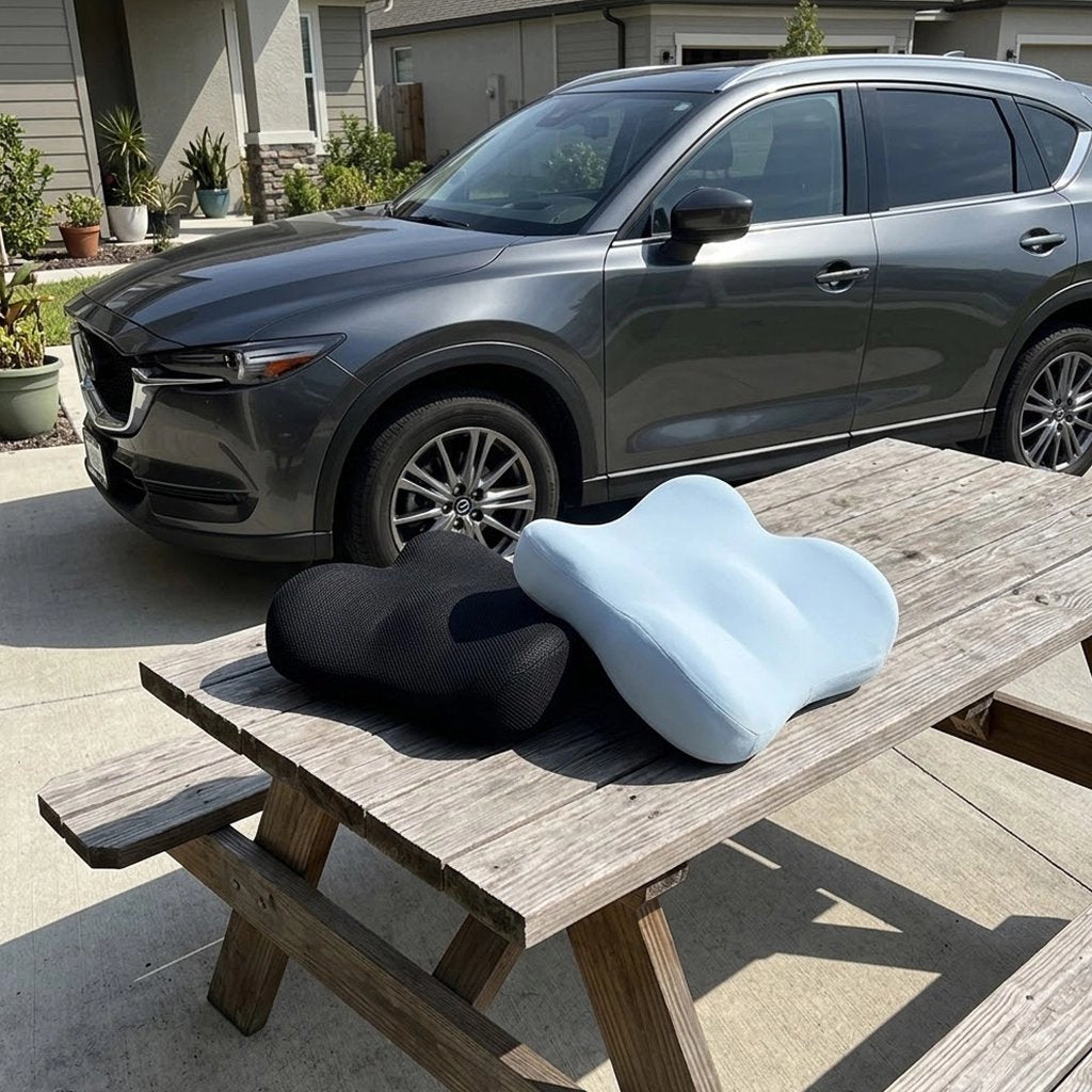 Coussin pour le dos en voiture Mousse a mémoire de forme