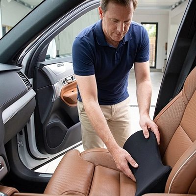 Coussin pour voiture Confort lombaire optimisé pour le quotidien Conception ergonomique