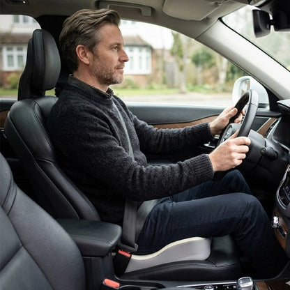 Coussin voiture Matériau Forme ergonomique découpe centrale