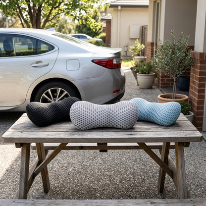 Coussin pour mal de dos en voiture antidérapante tissu en maille aérée