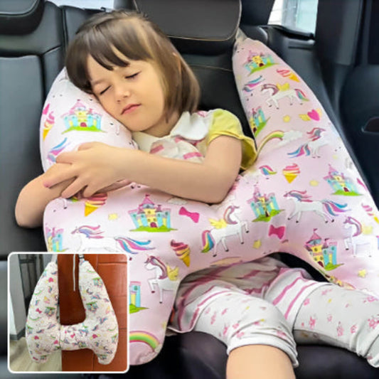 coussin de voyage solution de  sommeil optimale enfant confort en voiture 