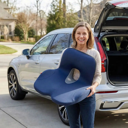 coussin lombaire voiture innovant confort inégalé orthopédique ergonomique, soulagement du Coccyx, coussin lombaire des hanches pour chaise de bureau et voiture