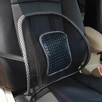 coussin lombaire voiture maille noir design élégant respirant 