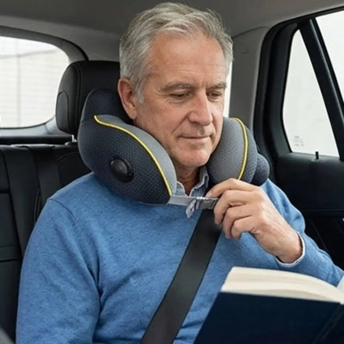 coussin pour cervicales voiture ergonomique gonflable confort voiture