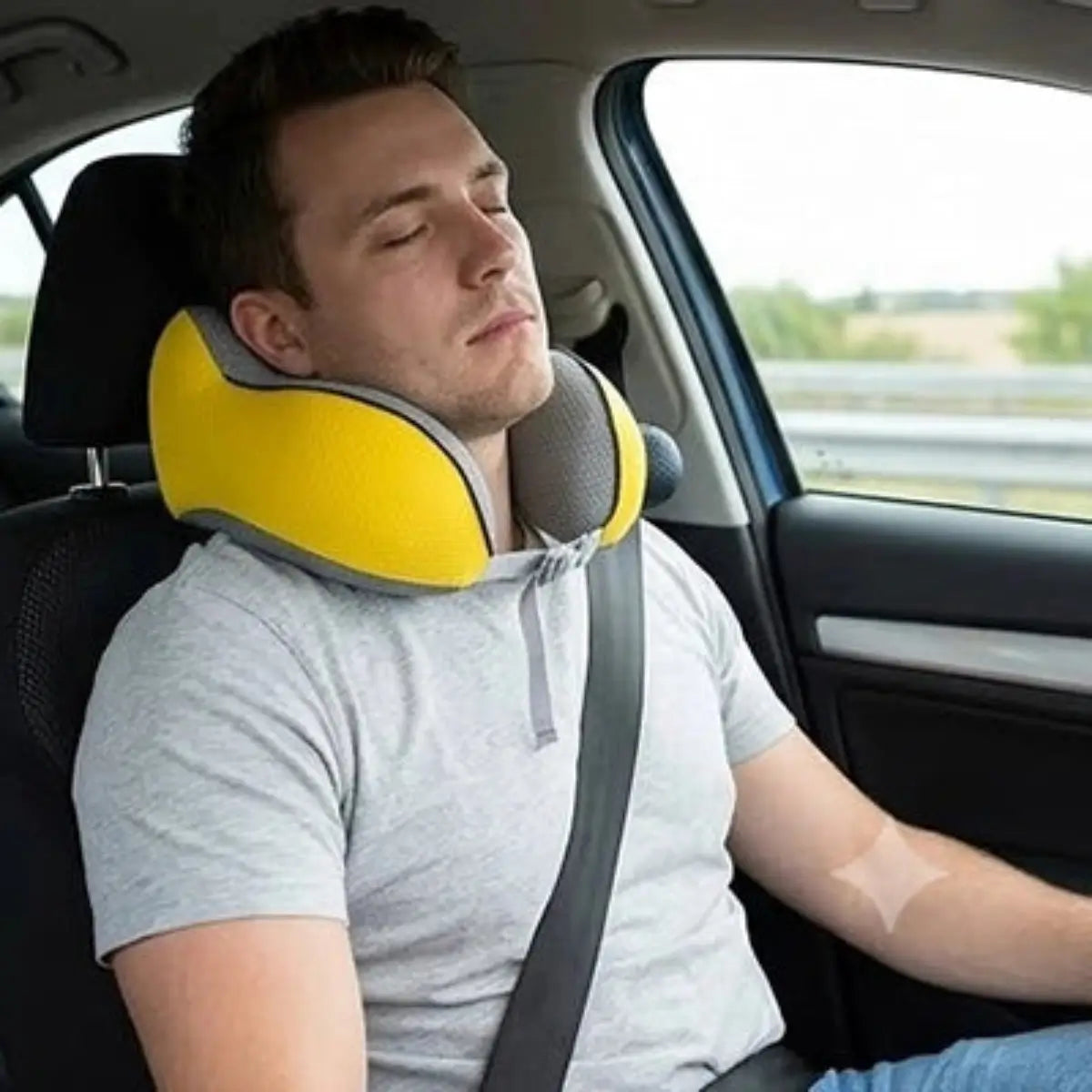 coussin pour cervicales voiture ergonomique gonflable tour de cou confort en voiture
