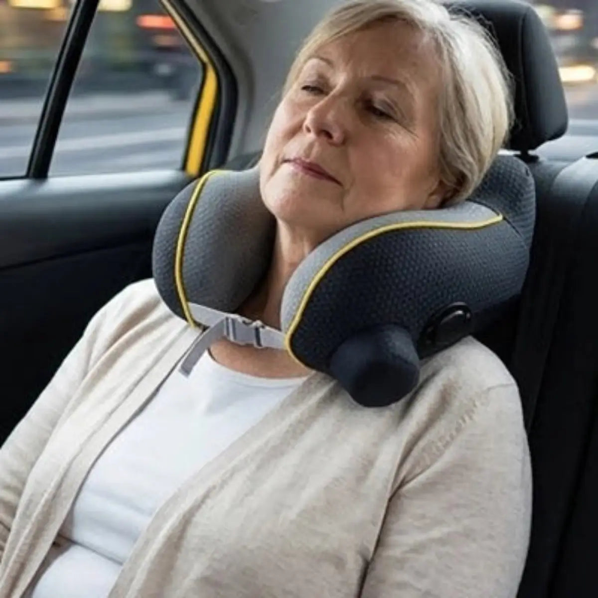 coussin pour cervicales voiture ergonomique gonflable tour de cou pour voiture confort