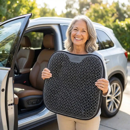 Coussin voiture ergonomique conception en nid d'abeille pour dire adieu à la chaleur et à l'inconfort