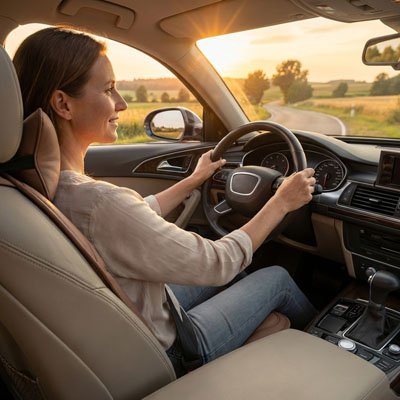 Couvre siege auto Rembourrage épais matelassé confort supérieur 