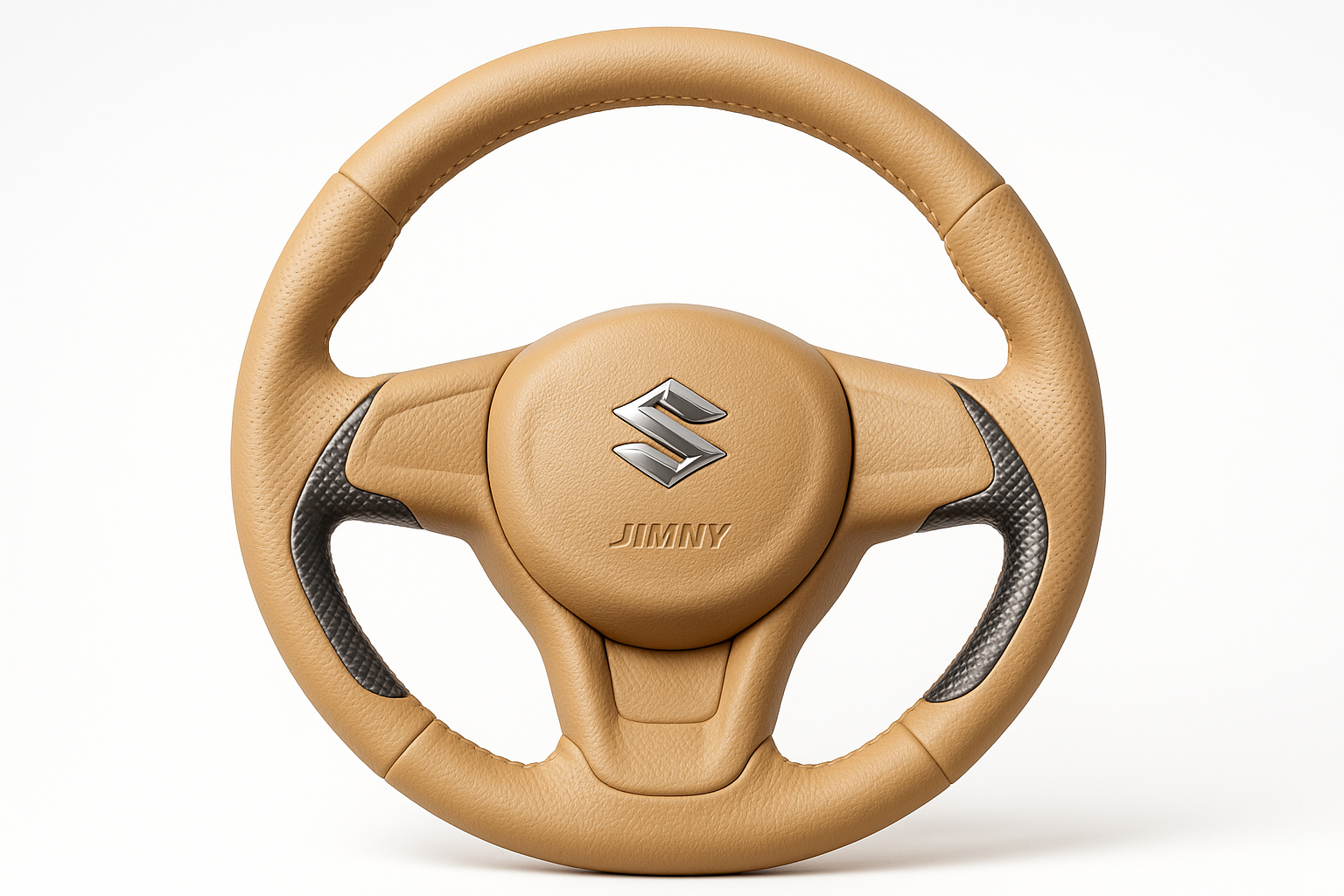 Couvre volant beige