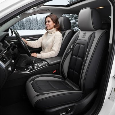 Housse siege pour voiture  Finitions contrastées bicolores 