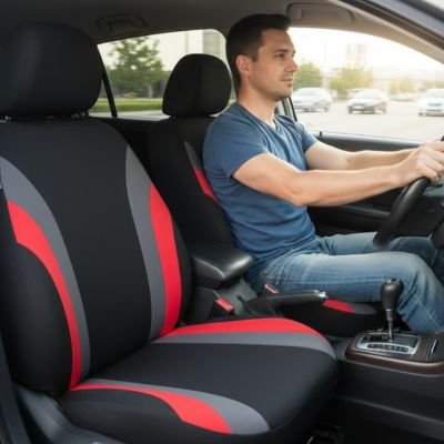 Housse siege pour voiture Installation universelle compatible  à la majorité des véhicules berlines et SUV sans modification