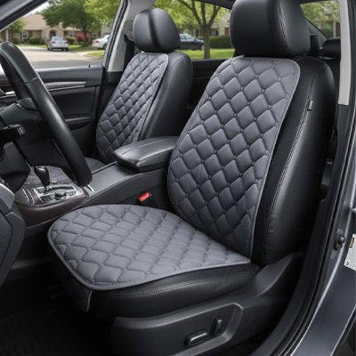 Housse siège pour voiture Matelassage en losanges rembourrage épais 