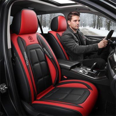 Housse siege pour voiture système  fixation ajustable