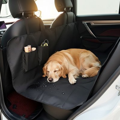 Housse voiture chien  Housse siège de voiture tissu Oxford 600D imperméable animaux compagnie voyage hamac 