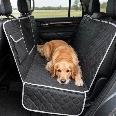 Housse voiture chien Maintien stable conception enveloppante évitant glissements durant les trajets