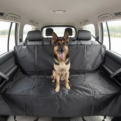 Housse voiture chien Protection intégrale Couvre l'ensemble banquette arrière protège contre poils griffures salissure humidité         