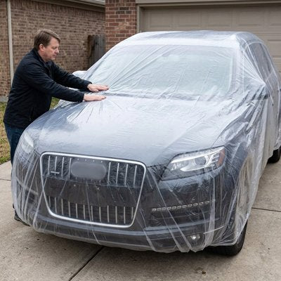 Housse voiture protection anti-poussière