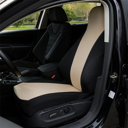 housse pour siege de voiture beige noir