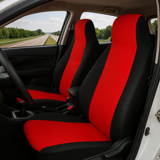 housse pour siege de voiture rouge noir