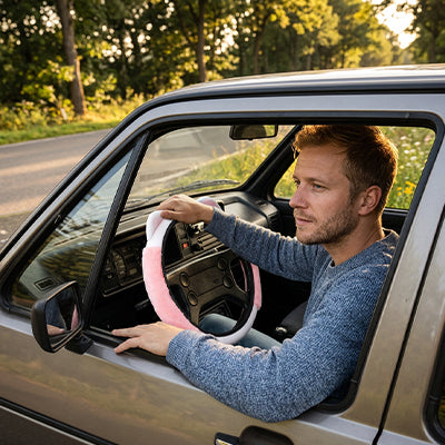 housse pour volant de voiture douce 