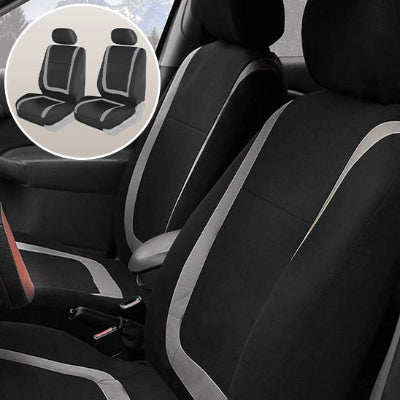 housse siege auto gris et noir