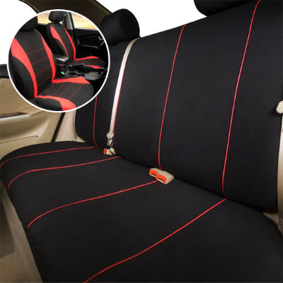 housse siege pour voiture detail rouge ensemble