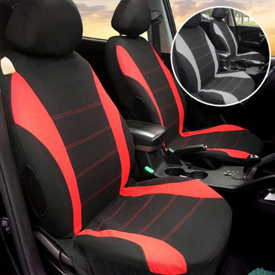 housse de siege pour voiture et auto protection 5 places rouge