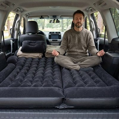 Matelas gonflable voiture Matériau floqué