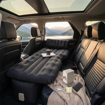 matelas gonflables voiture Gonflage Automatique avec accessoires complet NOIR
