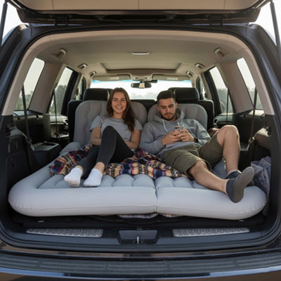 Matelas Voiture SUV 12cm 300kg | Pompe Électrique & 2 Oreillers Inclus