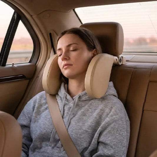 oreiller de voiture en forme de u rotatif et réglable ergonomie universelle