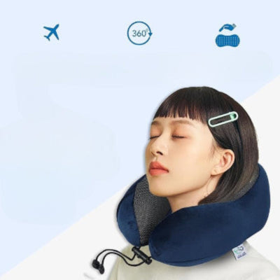 oreiller voyage neckrelaxingpillow soulagement douleurs cervicales