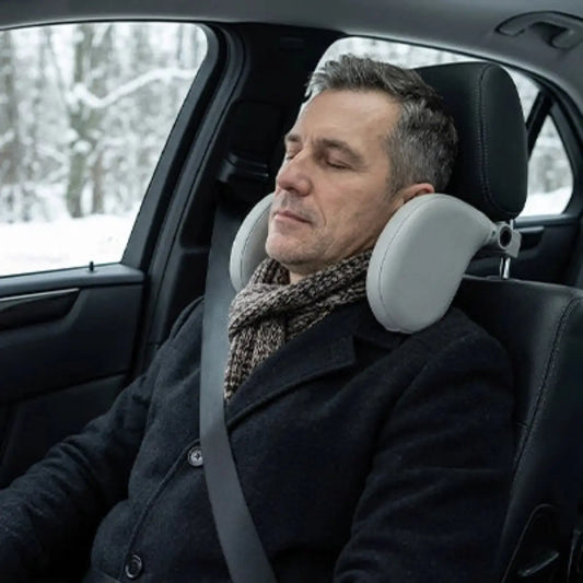 Oreiller de Voiture ergonomique latérale soulage douleurs cervicales en auto