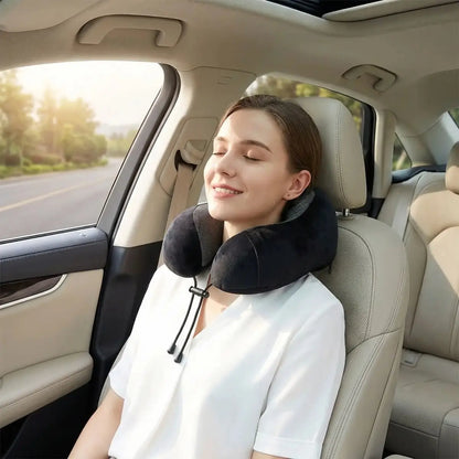 oreiller de voyage mémoire de forme soulagement des cervicales