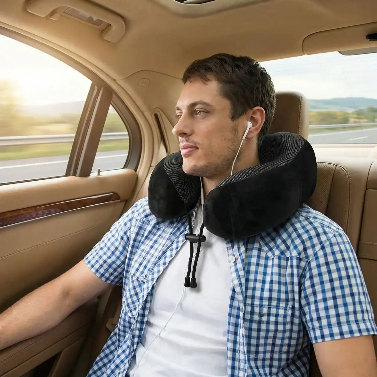 oreiller de voyage doux