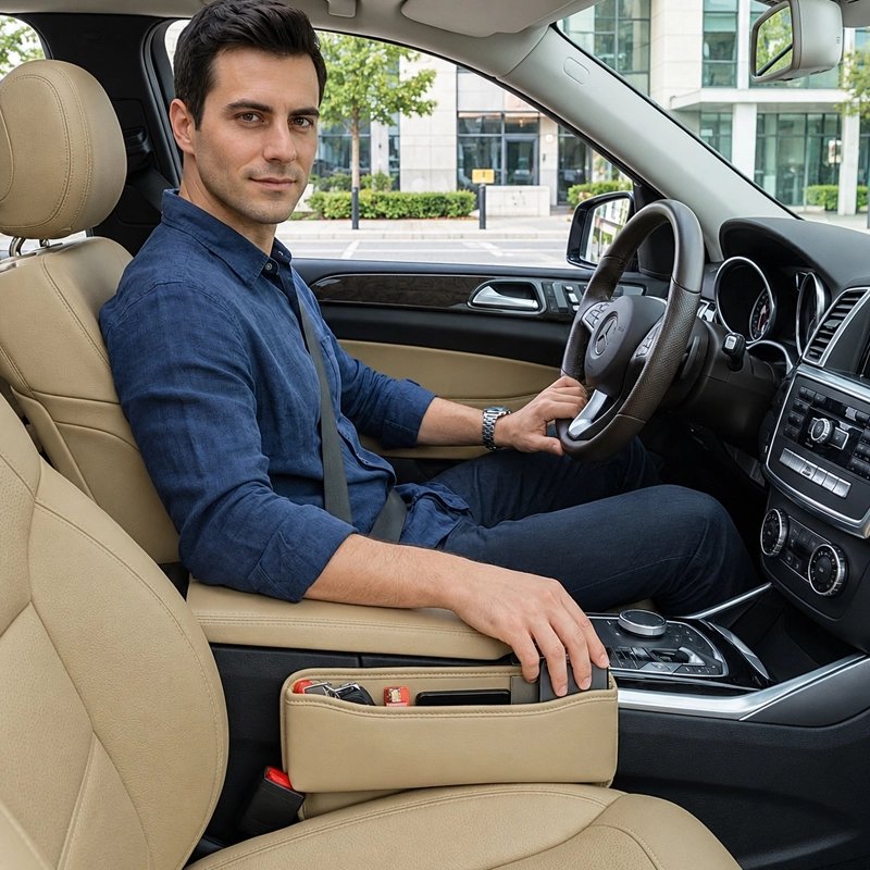 Organisateur de voiture surface lisse résistante 