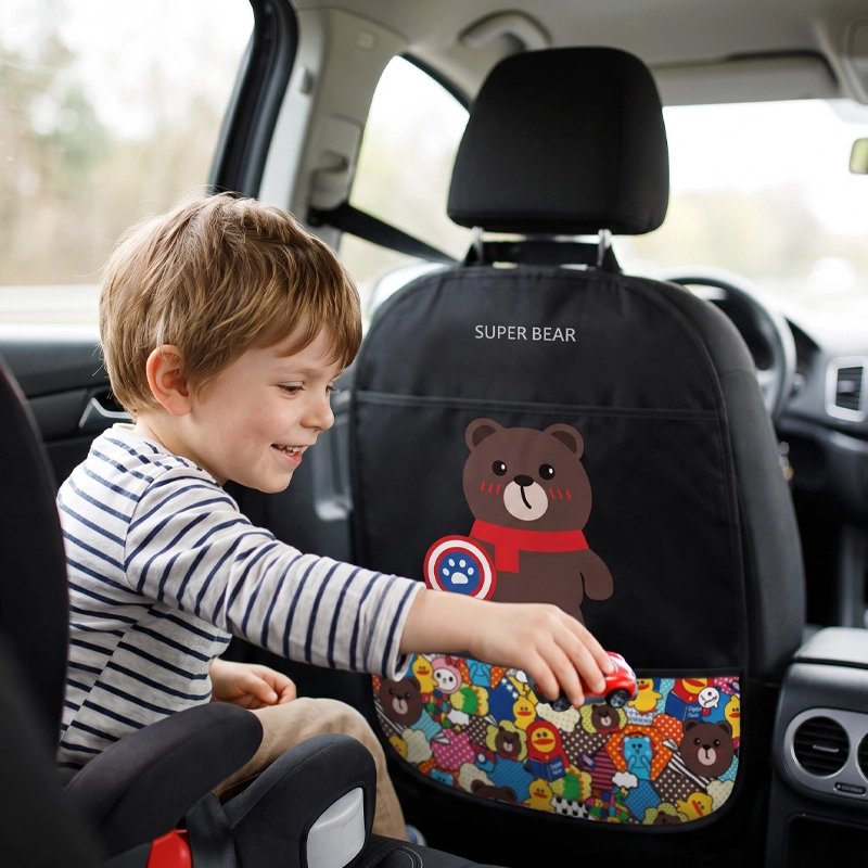 Organisateur voiture enfant  motifs ludiques