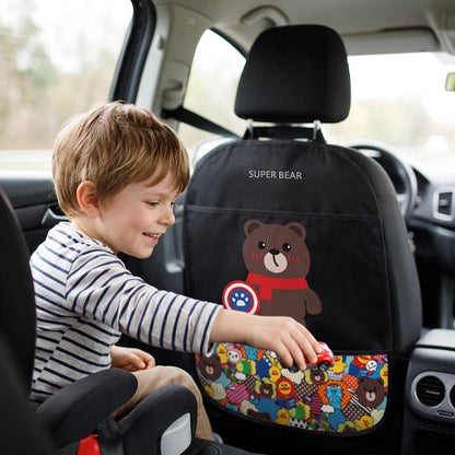 Organisateur voiture enfant  motifs ludiques
