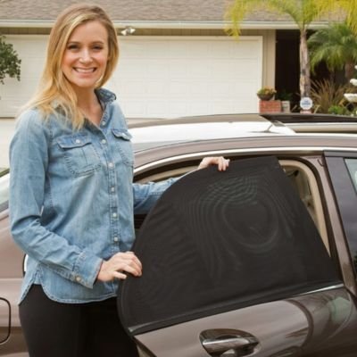 Pare soleil latéraux pour voiture rangement compact dans la portière ou coffre
